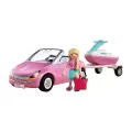 Playmobil Barbie - Κάμπριο Με Θαλάσσιο Jet 72123