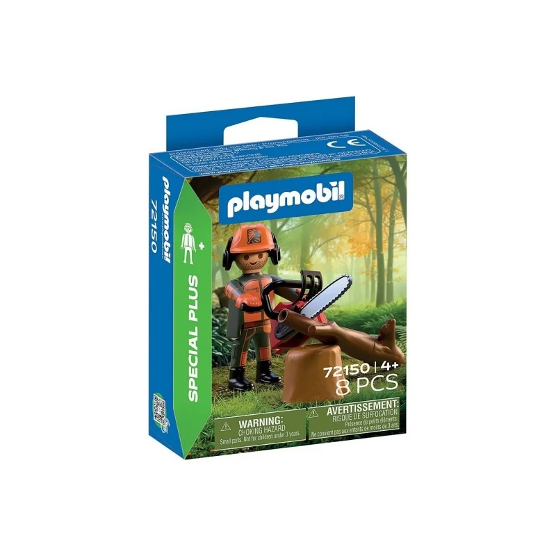 Playmobil Special Plus - Ξυλοκόπος Με Αλυσοπρίονο 72150