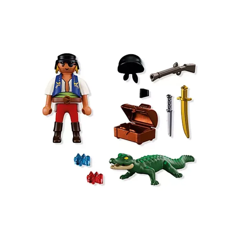 Playmobil Special Plus - Πειρατής Εναντίον Αλιγάτορα 72154