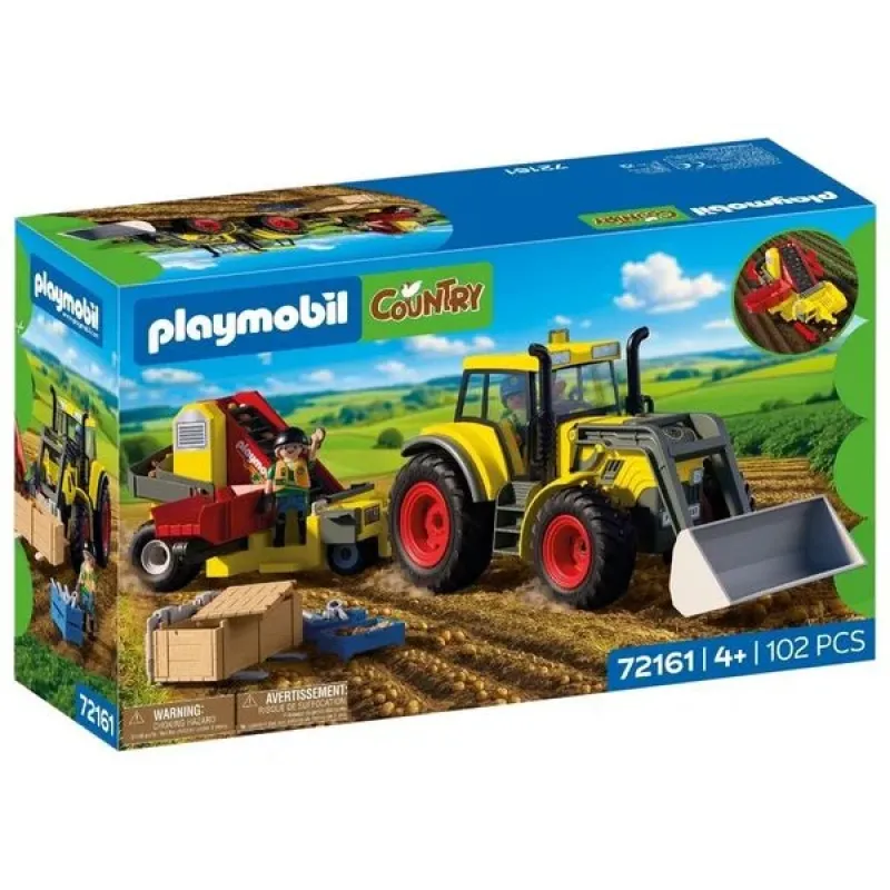 Playmobil Country - Μεγάλο Τρακτέρ Με Πατατοεξαγωγέα 72161
