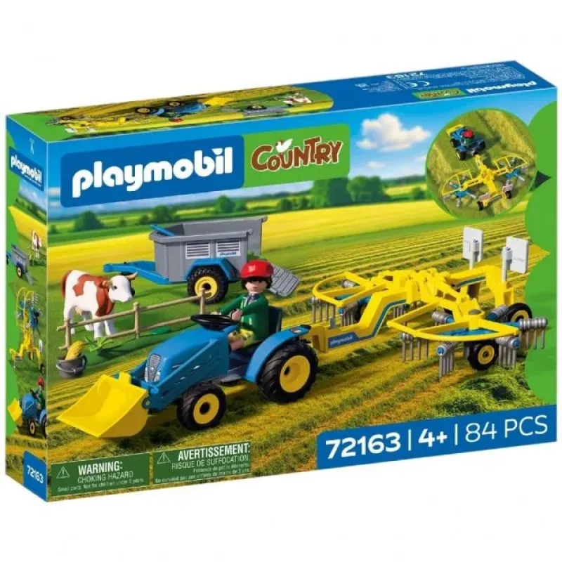 Playmobil Country - Μικρό Τρακτέρ Με Χορτοσυλλέκτη 72163