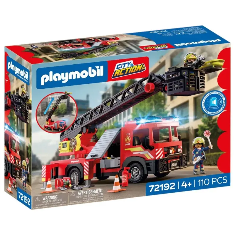 Playmobil City Action - Πυροσβεστικό Όχημα Με Σκάλα & Καλάθι 72192