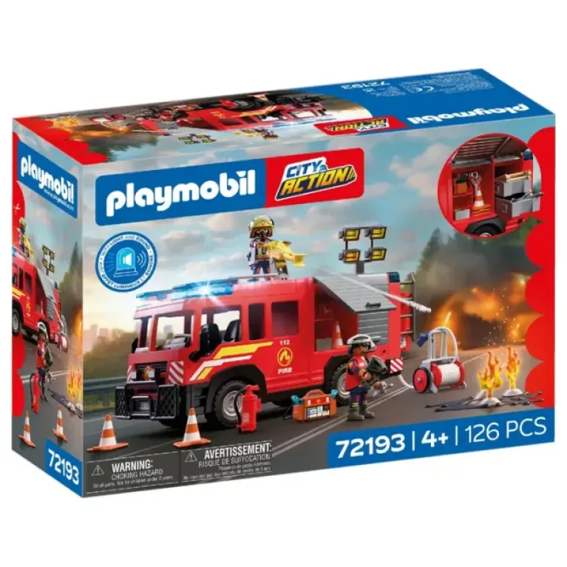 Playmobil City Action - Πυροσβεστικό Όχημα Διάσωσης 72193