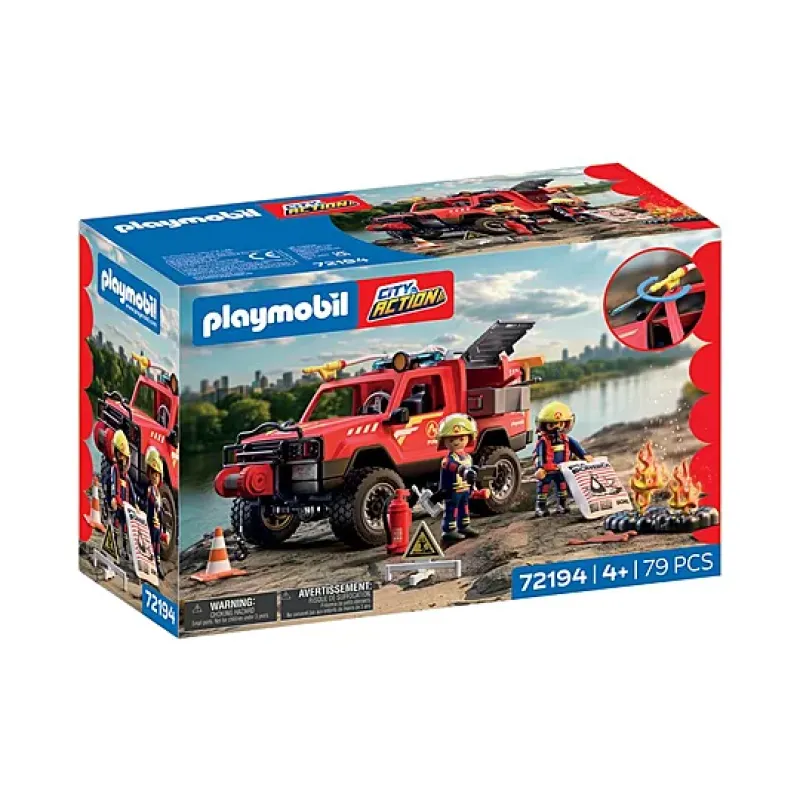 Playmobil City Action - Φορτηγό Παντός Εδάφους Πυροσβεστικής 72194