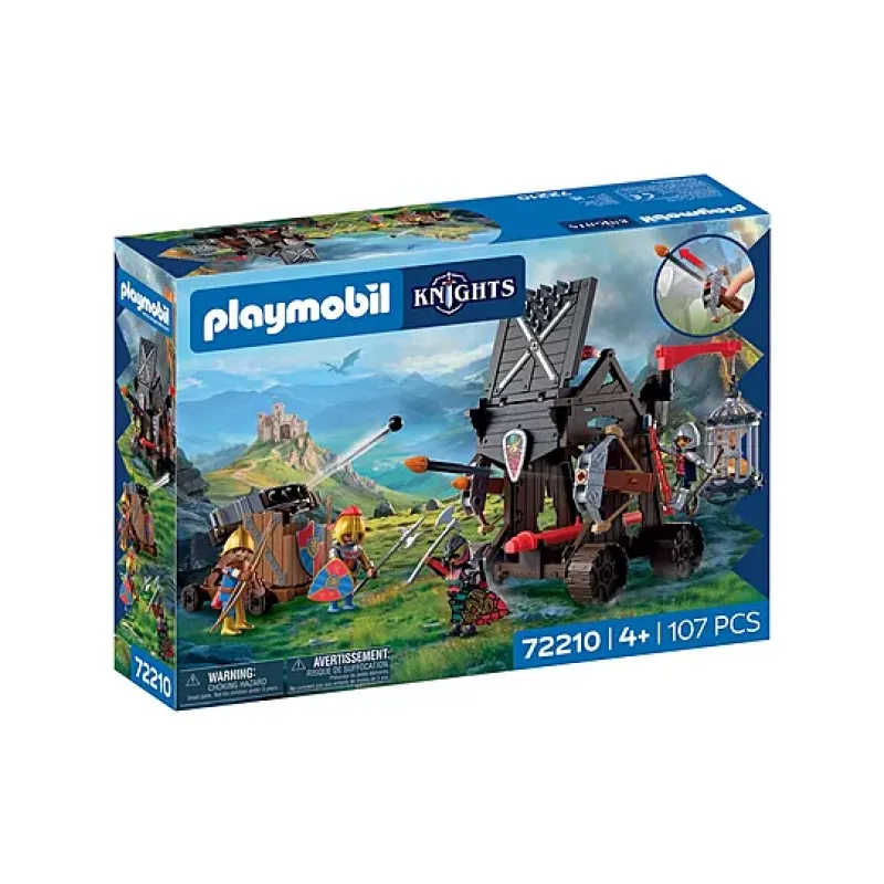 Playmobil Knights - Πολιορκητικός Πύργος Ιπποτών Δράκου 72210
