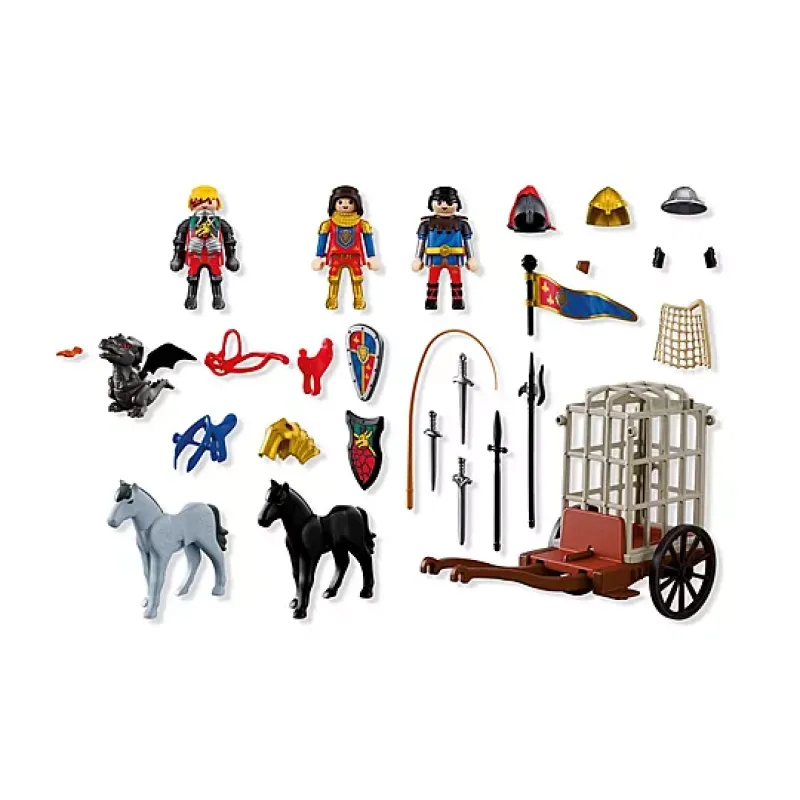 Playmobil Knights - Απαγωγή Μικρού Δράκου 72211