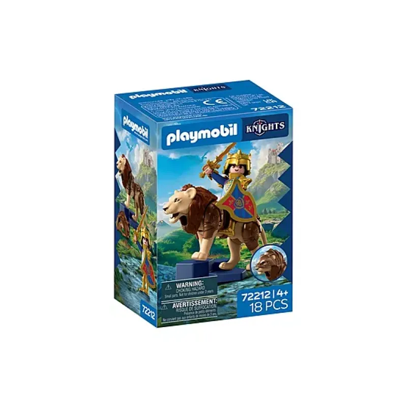 Playmobil Knights - Χρυσός Ιππότης Με Λιοντάρι 72212
