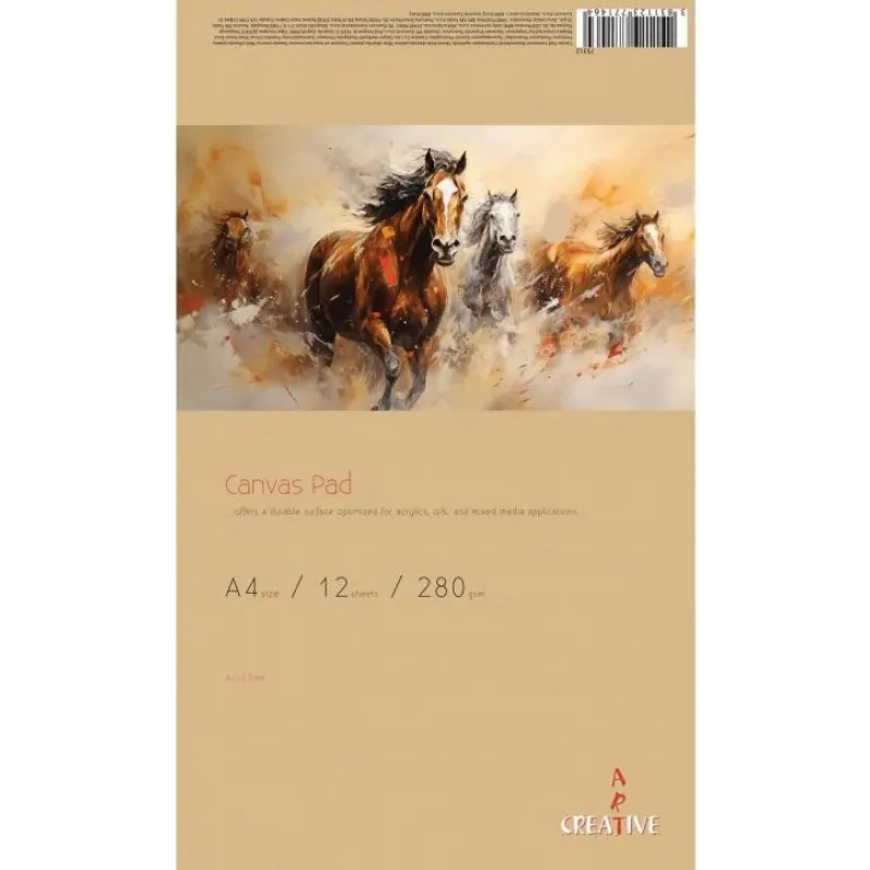 Creative - Μπλοκ Canvas A4 12 Φύλλα 75312