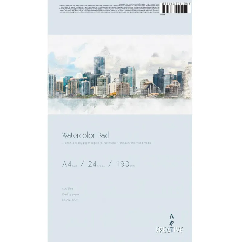 Creative - Μπλοκ Watercolor A4 24 Φύλλα 75319