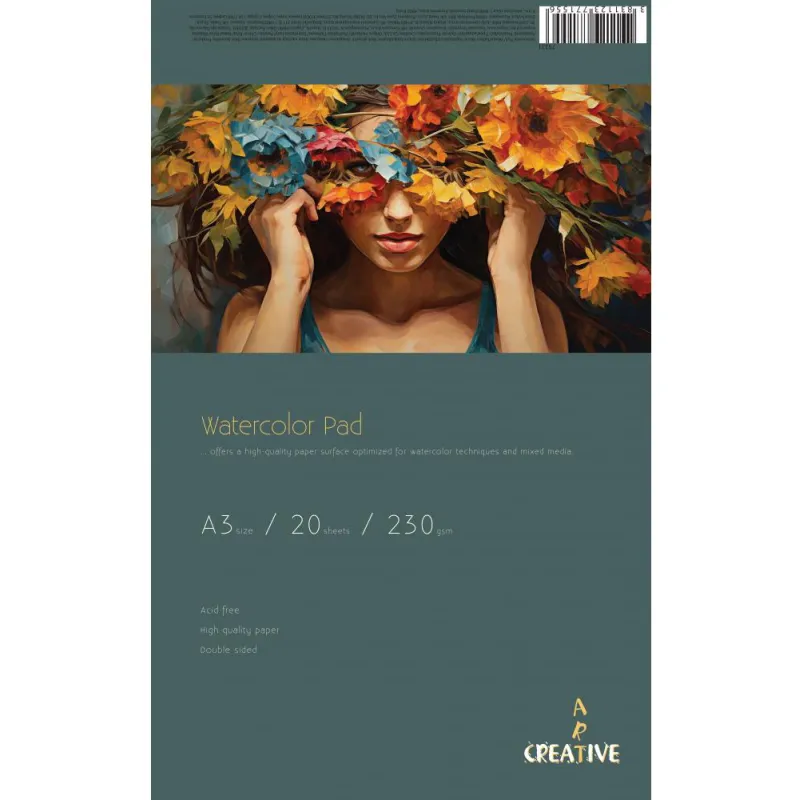 Creative - Μπλοκ Watercolor A3 20 Φύλλα 75321