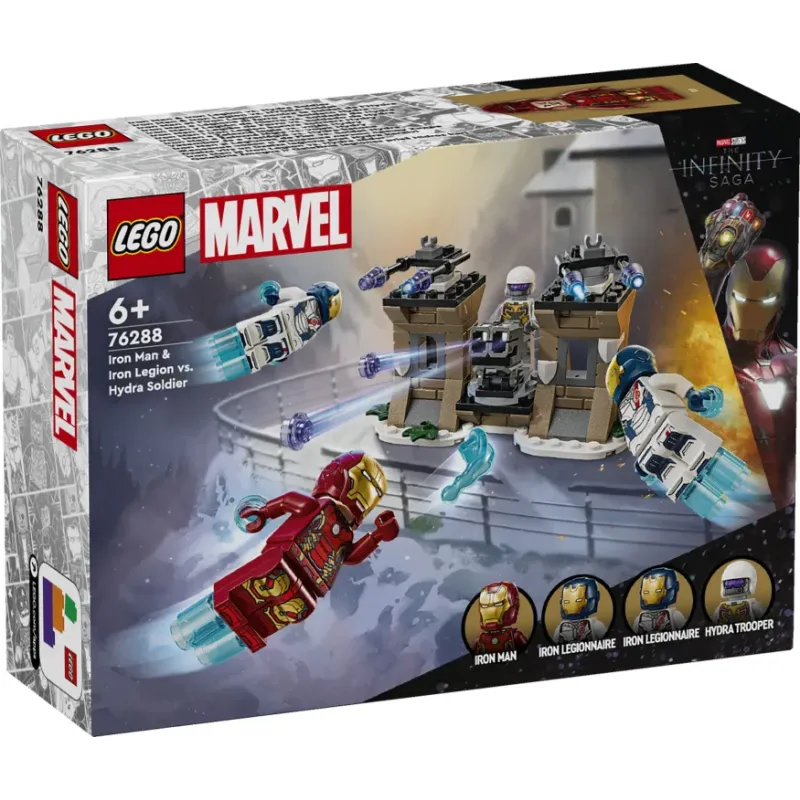 Lego Marvel - Iron Man & Iron Legion vs. Hydra Soldier 76288