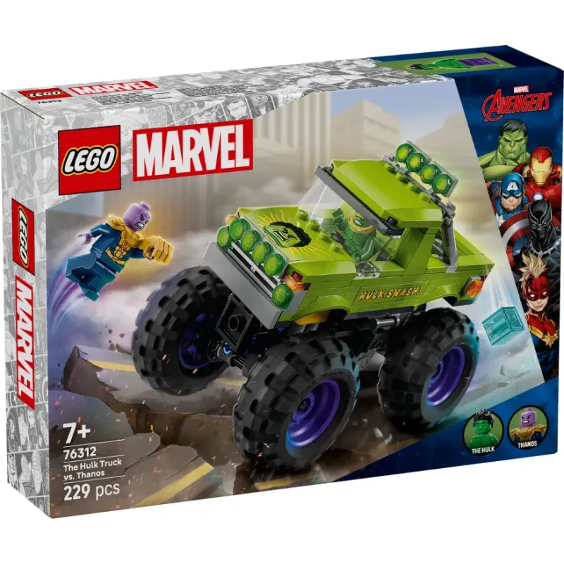 Lego Marvel - The Hulk Truck vs. Thanos 76312