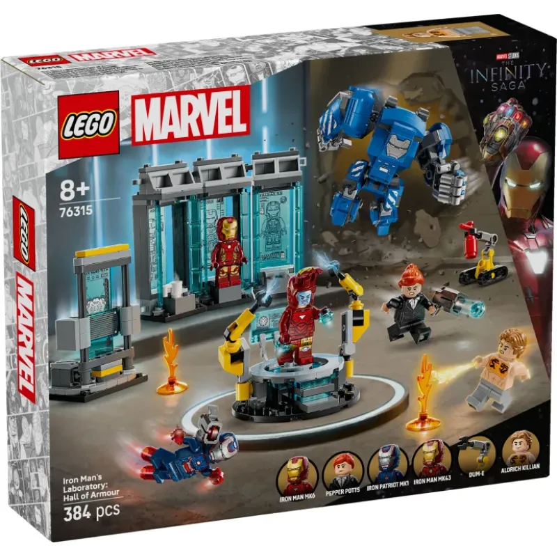 Lego Marvel - Iron Man's Laboratory: Hall Of Armor 76315