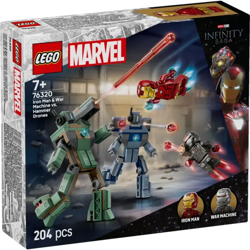 Lego Marvel - Iron Man & War Machine vs. Hammer Drones 76320