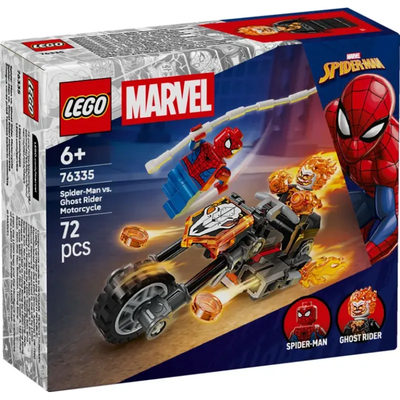 Lego Marvel - Spider-Man vs. Ghost Rider Motorcycle 76335