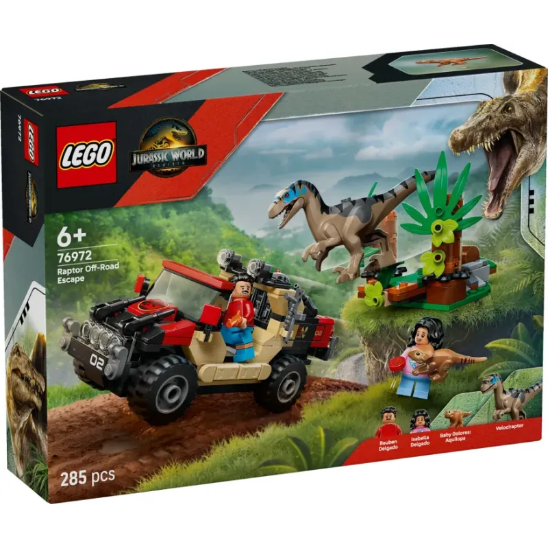 Lego Jurassic World - Raptor Off-Road Escape 76972