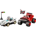 Lego Sonic The Hedgehog - Silver's Car vs. Knuckles' Monster Truck 77118