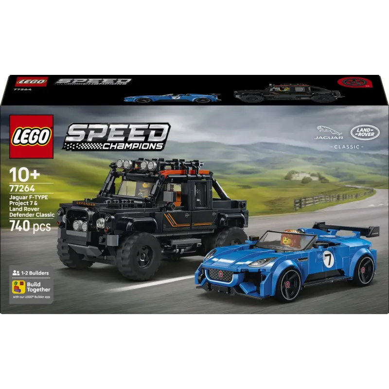 Lego Speed Champions - Jaguar Project 7 & Land Rover Defender 77264