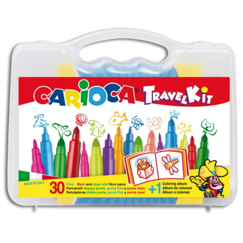 Carioca - Μαρκαδόροι Travell Kit 30 τμχ 43260