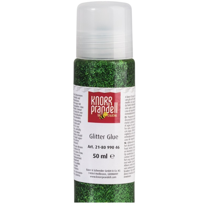 Knorr Prandell - Glitter Glue, Dark Green 50ml 8099-046