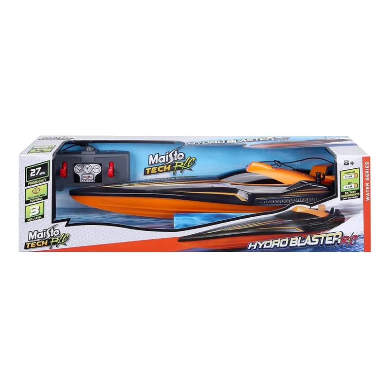 Maisto - Τηλεκατευθυνόμενο Σκάφος, Hydro Blaster, Orange 82763