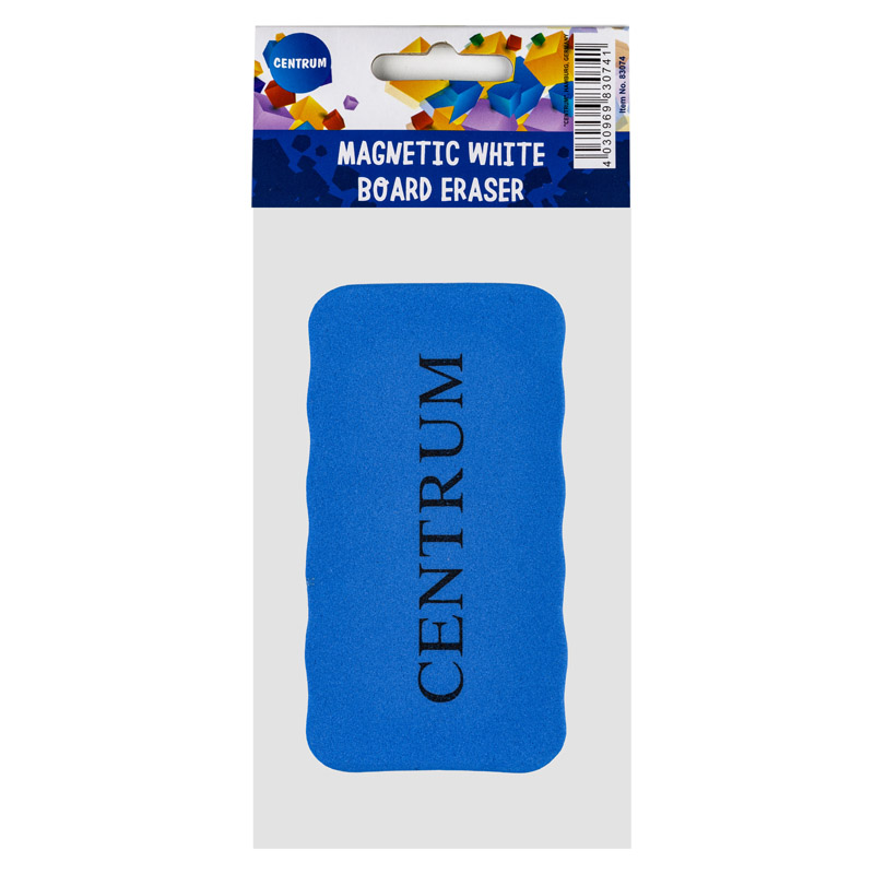 Centrum - Σφουγγάρι Ασπροπίνακα Μαγνητικό 12x6x2 cm Μπλε 83074