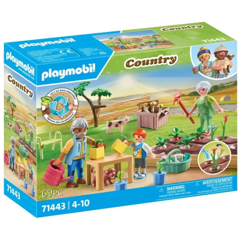 Playmobil Country - Ο Λαχανόκηπος Του Παππού Και Της Γιαγιάς 71443