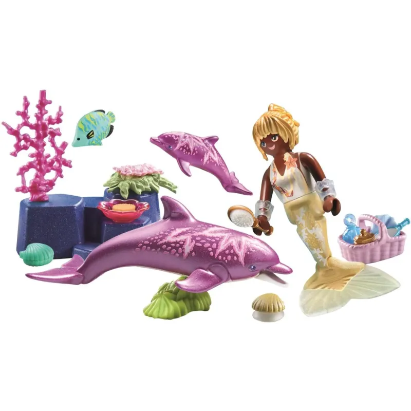 Playmobil Princess Magic - Γοργόνα Με Δελφίνια 71501