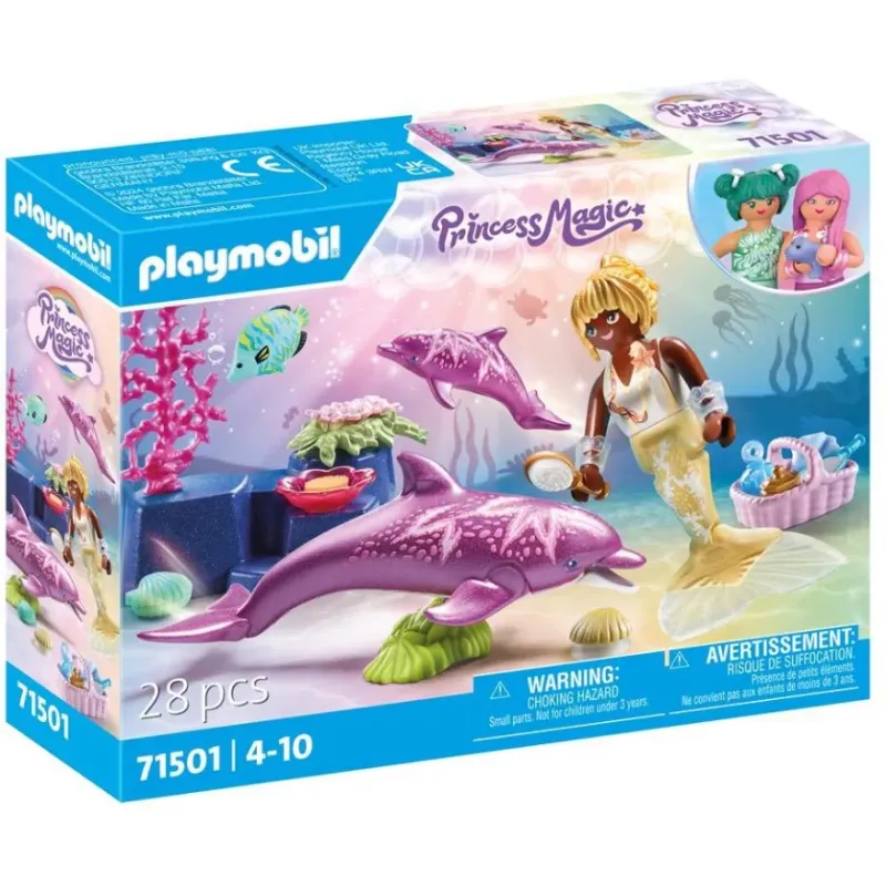 Playmobil Princess Magic - Γοργόνα Με Δελφίνια 71501