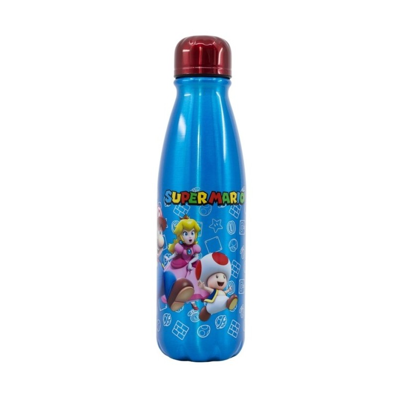 Gim - Παγούρι Αλουμινίου, Super Mario 600ml 530-75240