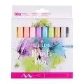 Royal Talens - Σετ Ecoline Brushpen 10 Χρώματα Παστελ Αποχρώσεις 11509811