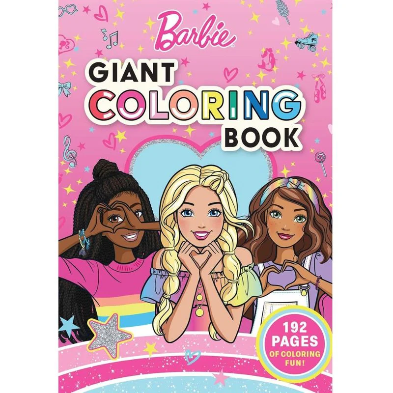 Giant Colouring Book - Barbie