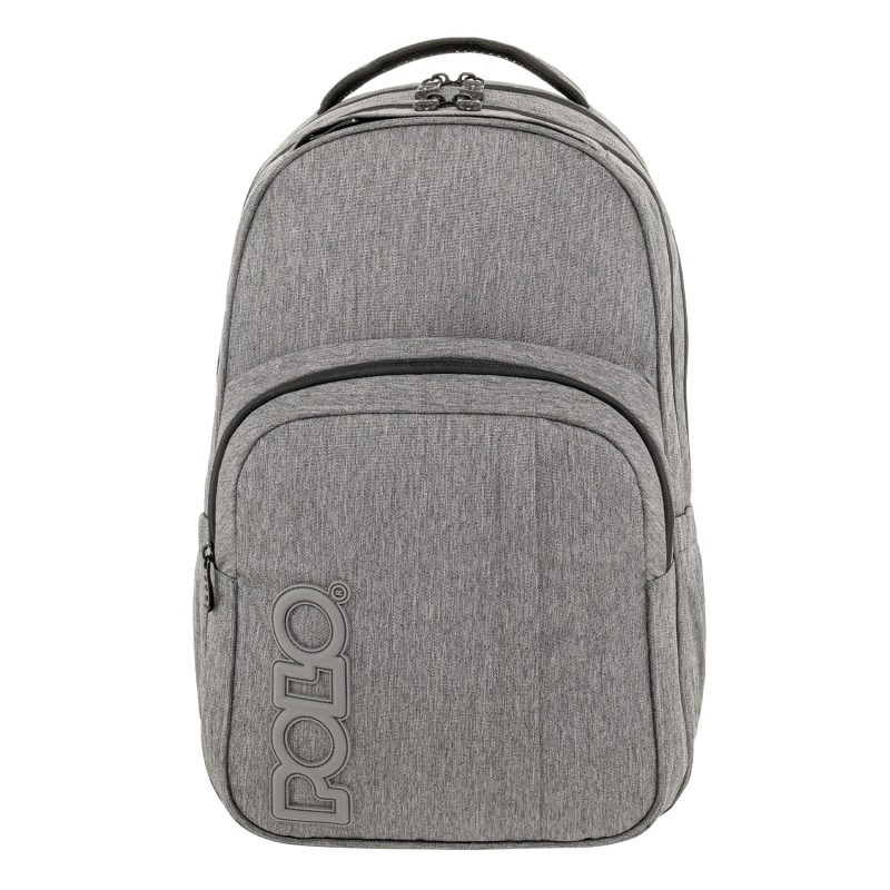 Polo - Σακίδιο Πλάτης Genius, Light Grey 2026 9-01-062-2300 + Δώρο Διορθωτική Ταινία Edding