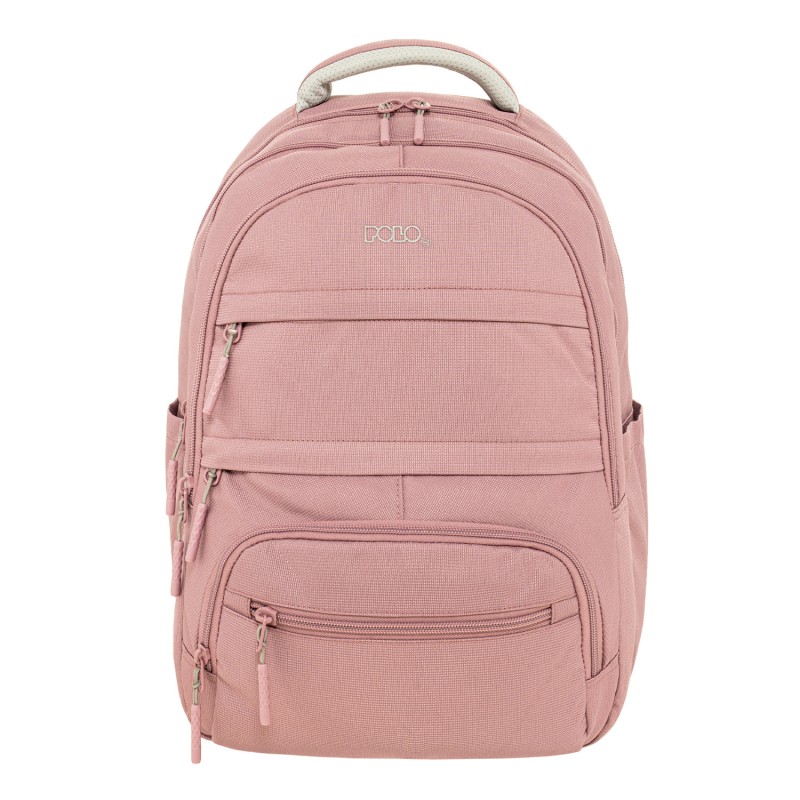 Polo - Σακίδιο Πλάτης Multi Pocket, Dusty Pink 2026 9-01-064-3919 + Δώρο Διορθωτική Ταινία Edding