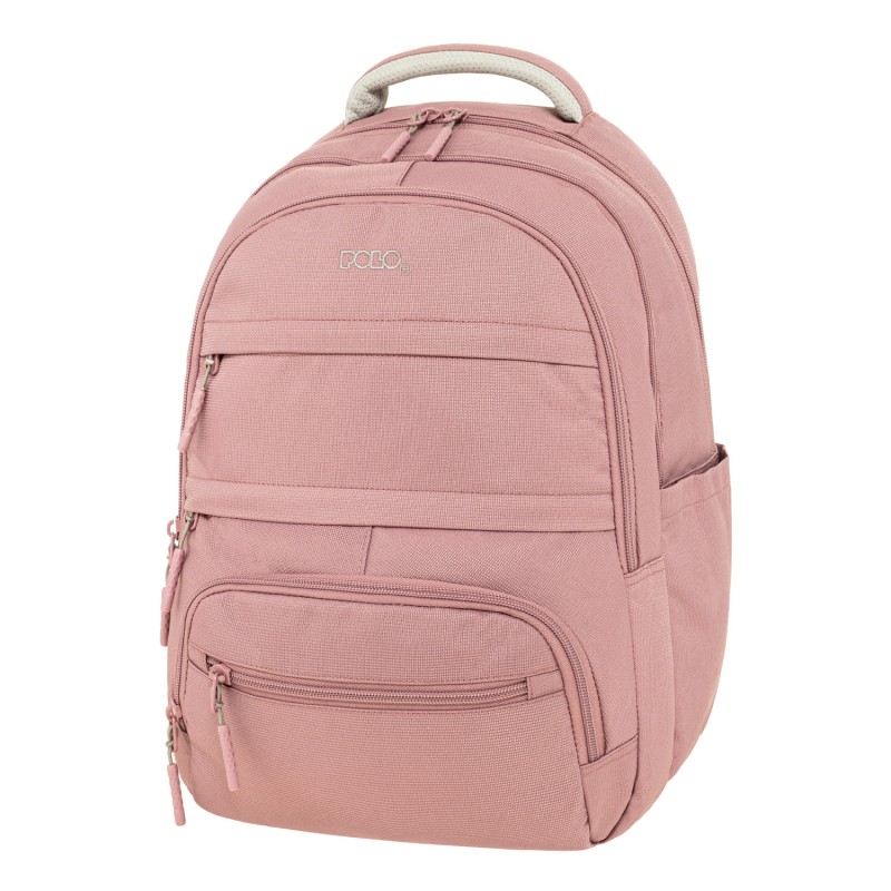 Polo - Σακίδιο Πλάτης Multi Pocket, Dusty Pink 2026 9-01-064-3919 + Δώρο Διορθωτική Ταινία Edding
