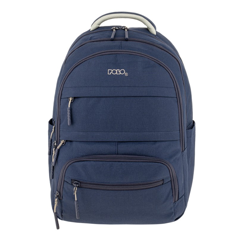 Polo - Σακίδιο Πλάτης Multi Pocket, Blue 2026 9-01-064-5000 + Δώρο Διορθωτική Ταινία Edding