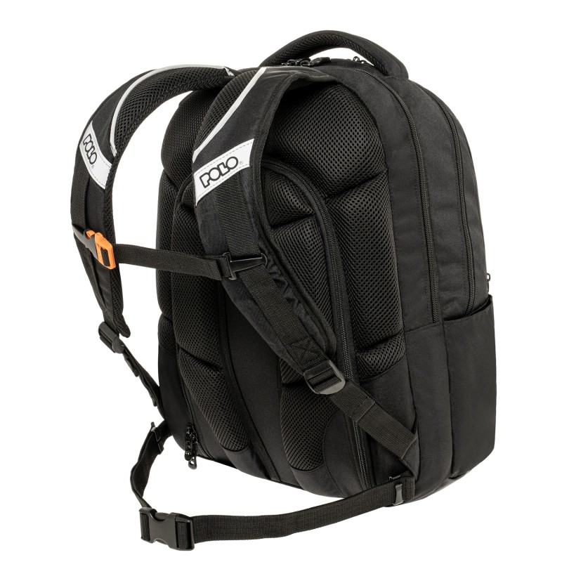 Polo - Σακίδιο Πλάτης Wonder, Black 2026 9-01-076-2001 + Δώρο Διορθωτική Ταινία Edding