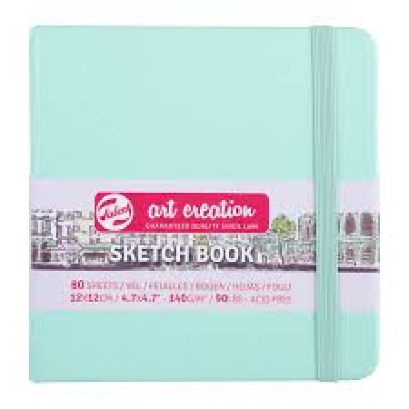 Royal Talens - Σημειωματάριο Sketchbook Art Creation Fresh Mint 12x12 εκ 80 Φύλλα 9314034M