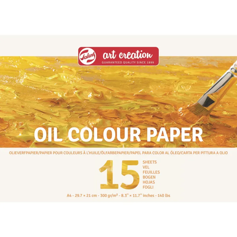 Royal Talens - Μπλοκ Ελεύθερου Σχεδίου Art Creation Oil Colour Paper Α4 21x29,7 15 φύλλα 300gr 9315002M
