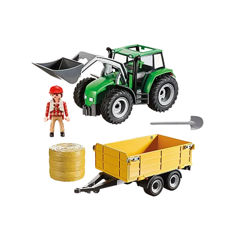 Playmobil Country - Τρακτέρ Με Ρυμουλκούμενη Καρότσα 9317