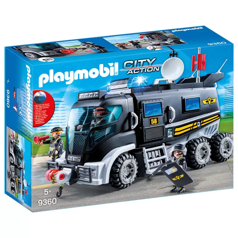 Playmobil City Action - Θωρακισμένο Όχημα Ειδικών Αποστολών 9360