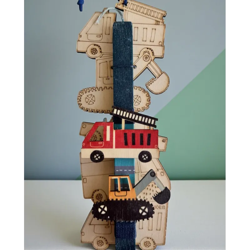 Life Likes - Λαμπάδα Οχήματα Δράσης 9456