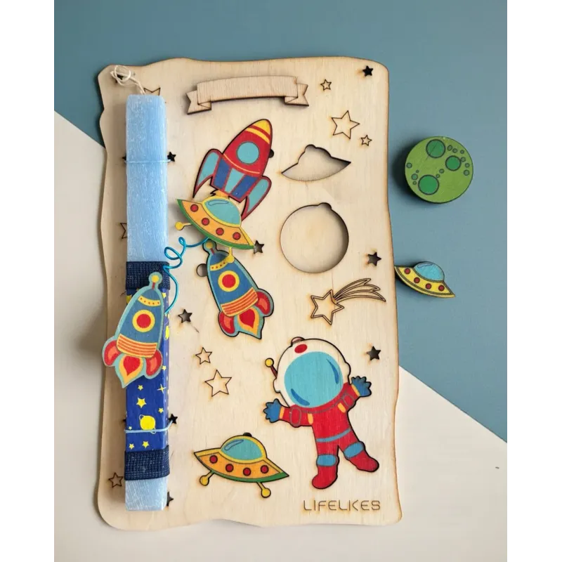 Life Likes - Λαμπάδα Montessori Διάστημα 9458