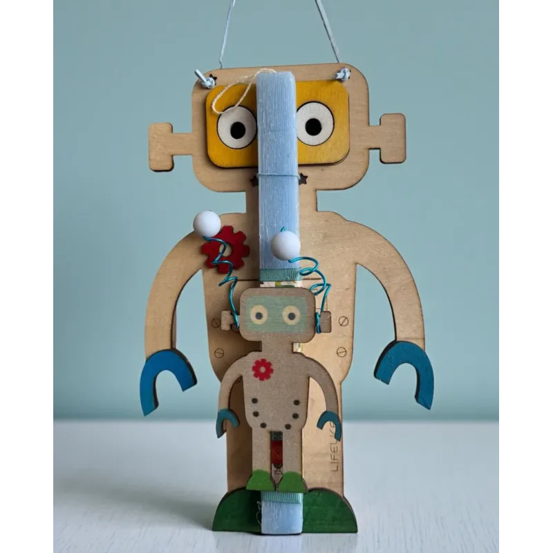 Life Likes - Λαμπάδα Πολύχρωμο Ρομπότ 9462