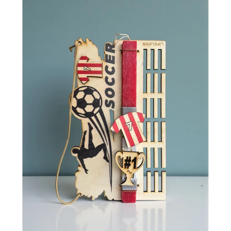 Life Likes - Λαμπάδα Soccer Κόκκινο 9468