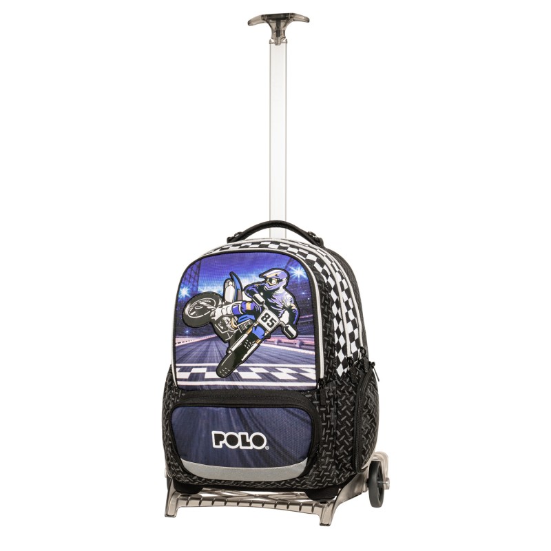 Polo - Σακίδιο Τρόλεϊ Freely Με Αποσπώμενη Βάση, Motorcycle 2026 9-65-055-8422 + Δώρο Διορθωτική Ταινία Edding
