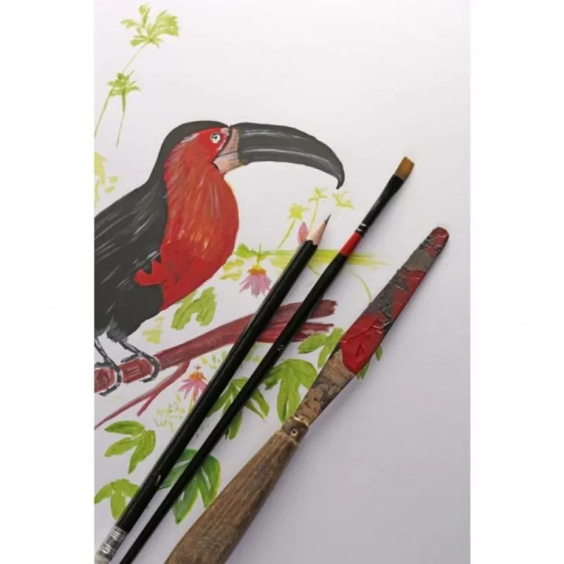 Clairefontaine - Μπλοκ Σχεδίου Mix Media PaintON 40 φύλλων A4 (21x29,7cm) 250gr 96537C