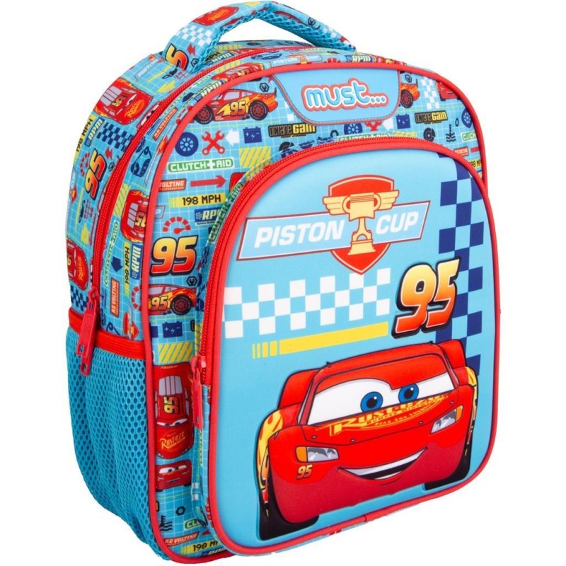 Diakakis – Τσάντα Πλάτης Νηπιαγωγείου Must, Disney Cars, Piston Cup 564251