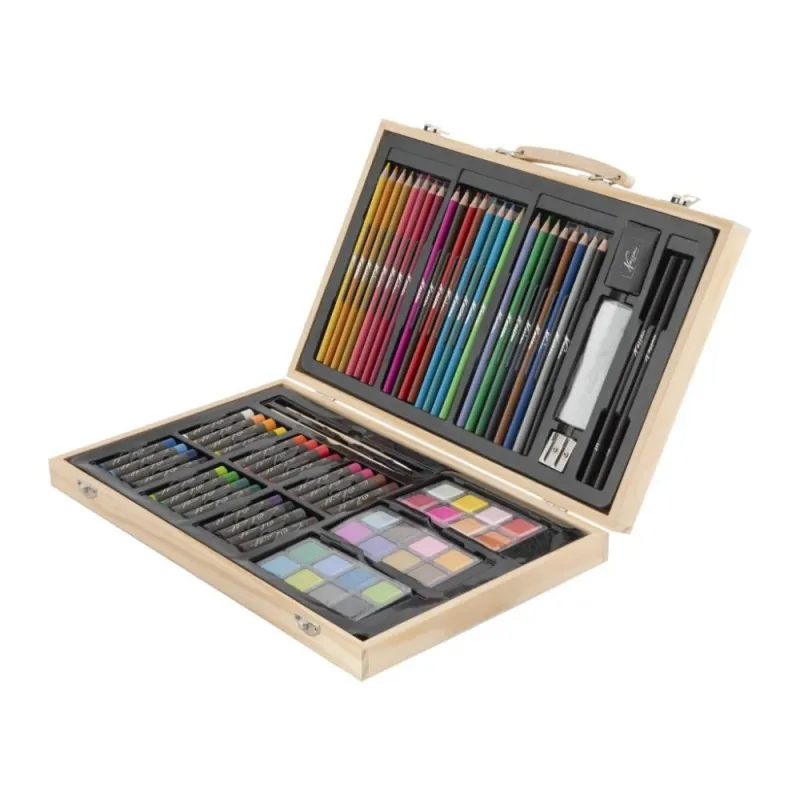 Nassau - Σετ 79 Τεμαχίων Σε Ξύλινο Βαλιτσάκι AR0973