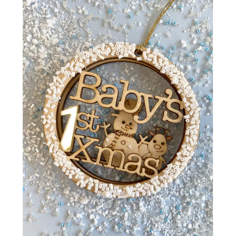 Life Likes - Τρισδιάστατη Μπάλα Baby's 1st Christmas 27.250.06